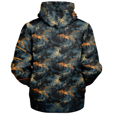 Chokefish™ Microfleece Zip-Up Hoodie Camouflage-003B